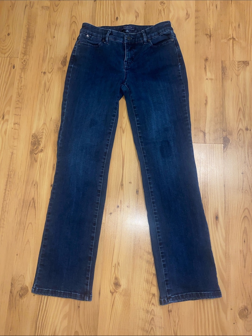 Talbots Dark Blue Boot-Cut Jeans